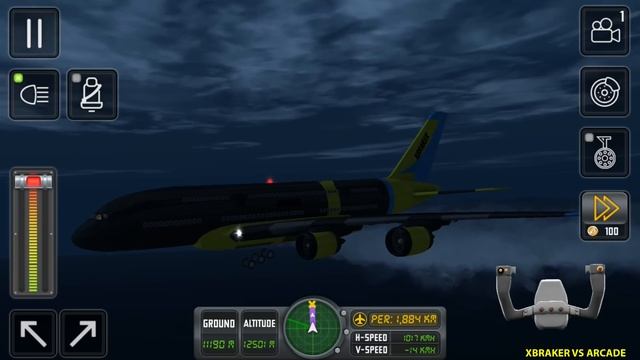 Flight Sim 2018 #84 - Airplane Simulator - Black Angel Charter Airplane Unlocked - Android Gameplay