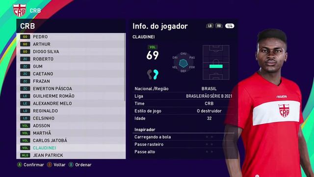 Elenco Completo do CRB com cópias de base - Pes2021 смотреть онлайн
