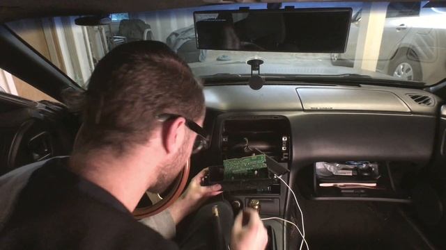 Installing LED bulbs in the gauges and A/C controls 240sx S14 смотреть онлайн