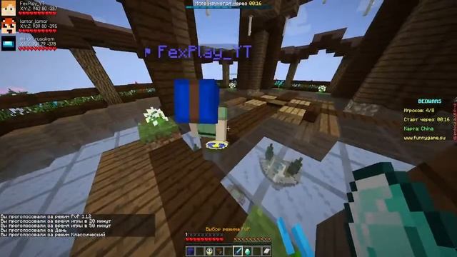 Minecraft IP где я щас играю (mcfunny.su) BedWars! (самной можно поиграть тока по дискорду) смотреть онлайн