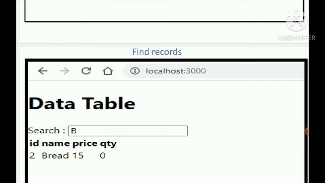 Export, Search and List React JS tables смотреть онлайн