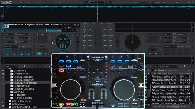 DENON MC2000 + Virtual DJ 2023 (Mapeo Personalizado WINDOWS/MAC)(by Franklin Carua DJ) смотреть онлайн