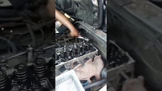 Nissan urvan td27 eng. Issue overheating, replace head comp. Assy. New. смотреть онлайн