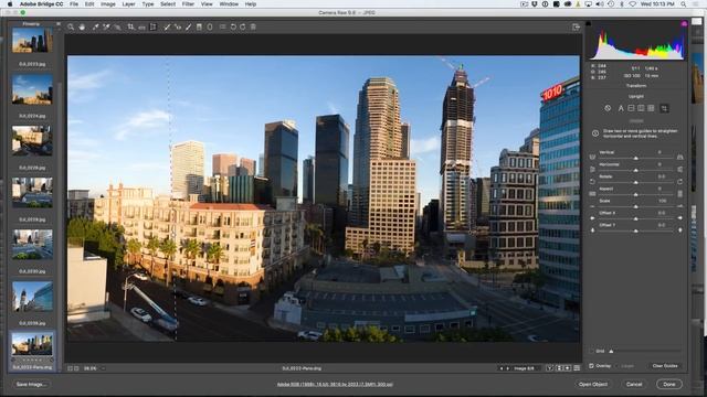 How to Make a Panorama Photo in Camera RAW tutorial смотреть онлайн