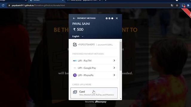 The Sparks Foundation/ Payment Gateway Integration task3 смотреть онлайн