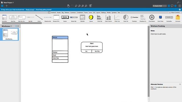 Making Mobile Application Wireframe Balsamiq Free Tool 101% | Sample #2 смотреть онлайн