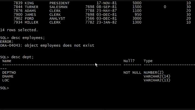 47: Oracle SQL - RENAME A TABLE смотреть онлайн