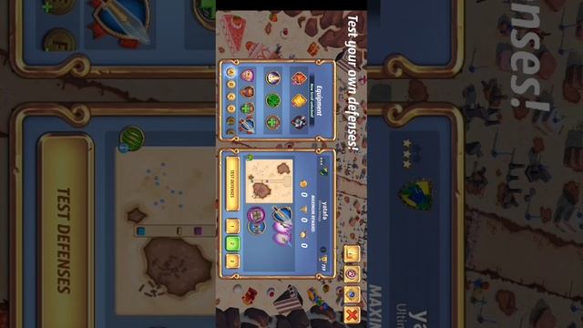 Royal Revolt 2 throne room lvl 5 quest 1 ( learn how to use defense layouts) смотреть онлайн