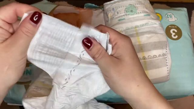 Распаковка и обзор подгузников Pampers premium care 6-10 кг смотреть онлайн