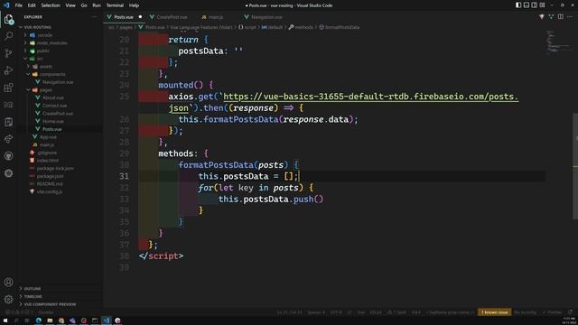 44. Create Posts Page and load all the Post details using axios get methods - Vue 3 смотреть онлайн