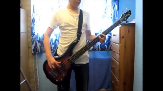 Imagine Dragons - It's Time Bass Cover WITH TAB смотреть онлайн