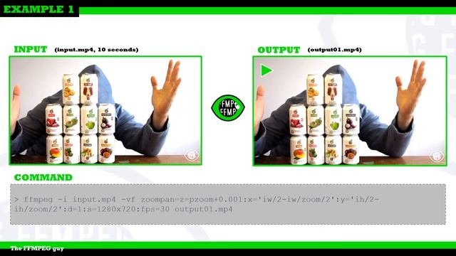 How to zoom and pan onto a video | Zooming and panning VFX #ffmpeg #TheFFMPEGGuy смотреть онлайн