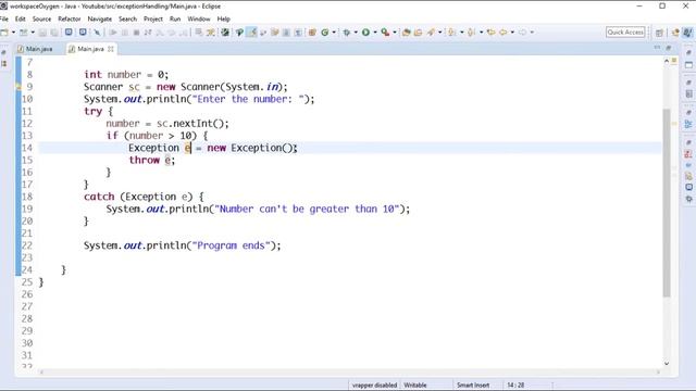 Java Exception Handling 7 - make your own Exception (Bangla) смотреть онлайн