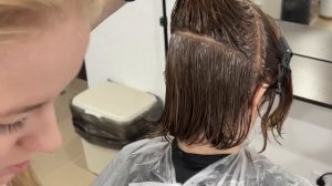 Растяжка цвета красителем | как не испачкать светлую длину, тёмной краской на короткие волосы