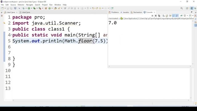 23-java programing tutorial-Math's class смотреть онлайн