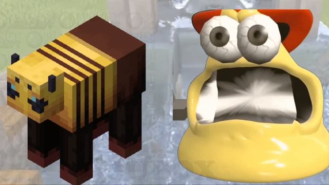 Bee Minecraft | Pizza Tower Screaming Meme React | Part 5