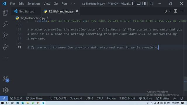 File Handling in Python | Python Programming Language Tutorial | MR SQUARE V0070 смотреть онлайн