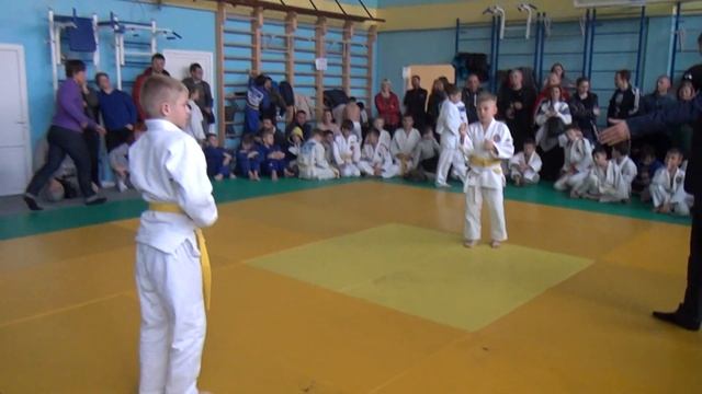 Громик Дмитро - Дерега Олександр. -29 кг. Чемпіонат м. Києва з дзюдо 2008-2009 р.н. 07.12.2019. смотреть онлайн