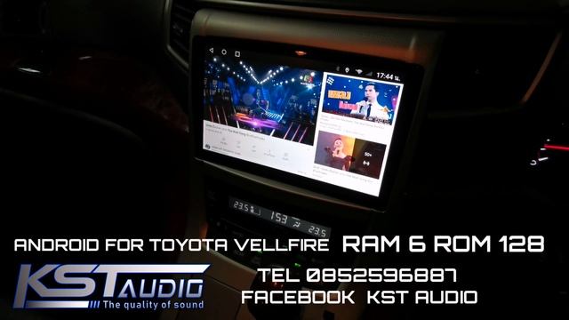 จอ Android Toyota Vellfire | RAM6 Ram128 | (KST AUDIO)?? TEL 0852596887 смотреть онлайн