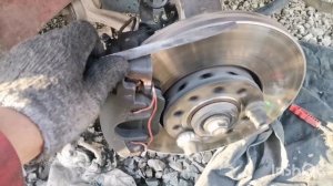 Как убрать буртик, кантик корд, с тормозного диска. При установке нового  супорта и колодок. За 5ми