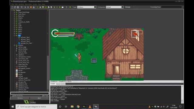 RPG project with "IN-GAME" LEVEL EDITOR [Gamemaker Studio] смотреть онлайн