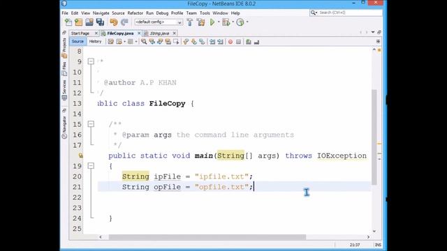 JAVA COPYING CHARACTERS INTO FILE|JAVA COPYING TO FILE EXAMPLE|JAVA PROGRAMMING TUTORIAL 36 смотреть онлайн
