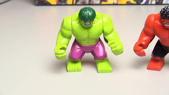 LEGO Marvel Super Heroes 76078 Халк против Красного Халка Обзор Лего Набора