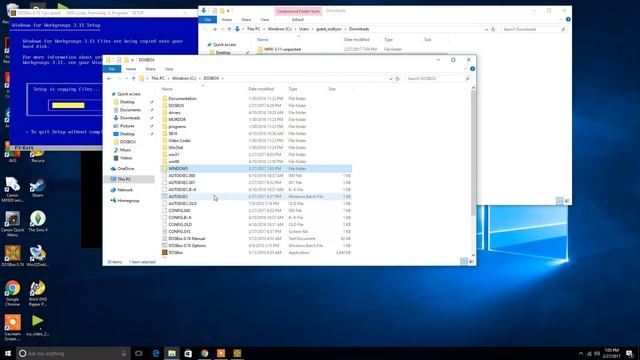 Install windows 3.1 using dosbox смотреть онлайн