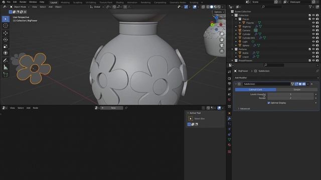 Modeling Tutorial of a perfume bottle in Blender 3.2 with Geometry Nodes смотреть онлайн