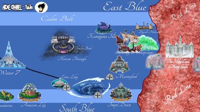 One Piece | Grand Line Map | Explained