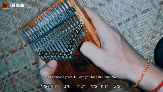 A Thousand Years - Christina Perri ( Kalimba Cover By ZABU ) With Tabs & Lyric