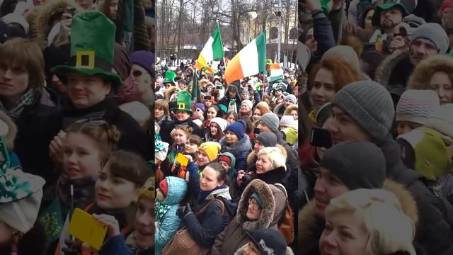 видео с парада св.Патрика в Сокольниках 19.03.16 смотреть онлайн