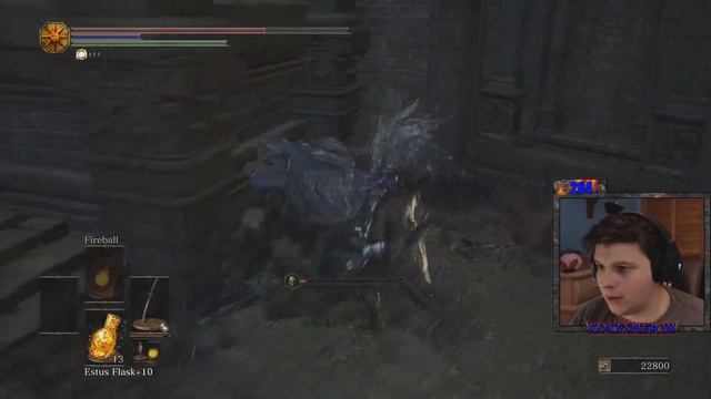 Koke Plays Dark Souls 3 - Silver Knight Ledo - Episode 114 смотреть онлайн