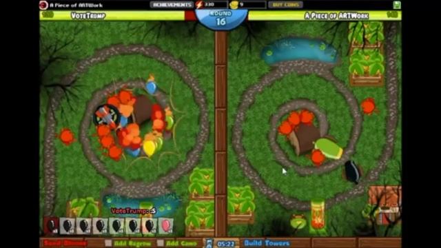 Ep 81 - l5159753 vs AlwaysRandomTowers - King of the Hill Bloons TD Battles смотреть онлайн