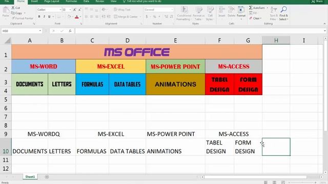 Ms-Excel 2016 in Telugu 08(Design Table) (www.computersadda.com) смотреть онлайн