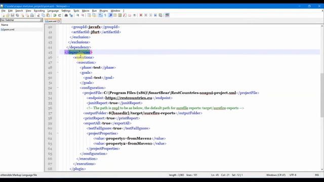About SoapUI Maven Pom xml смотреть онлайн