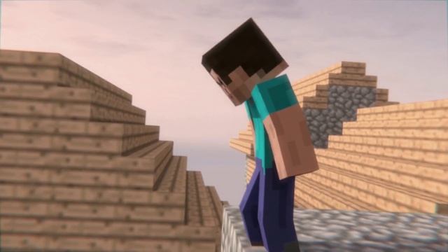 Steve vs Herobrine Full animation смотреть онлайн