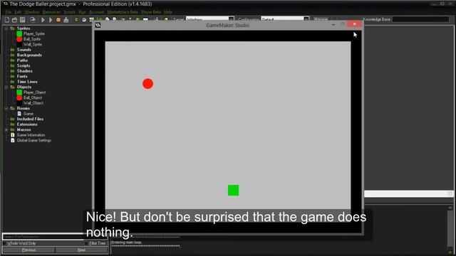 Game Maker Tutorial - Create A Simple Dodge Ball Game (Without Coding) PART 1 смотреть онлайн
