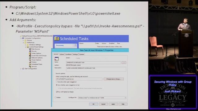 T201 Securing Windows with Group Policy Josh Rickard смотреть онлайн
