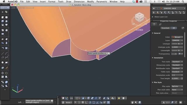 AutoCAD for Mac 2010: Using 3D Operations | AutoCAD смотреть онлайн
