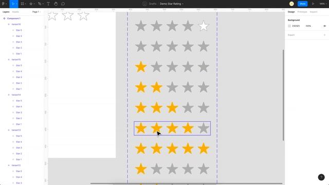 Creating an Interactive Star Rating Animation in Figma | Using Interactive Components смотреть онлайн