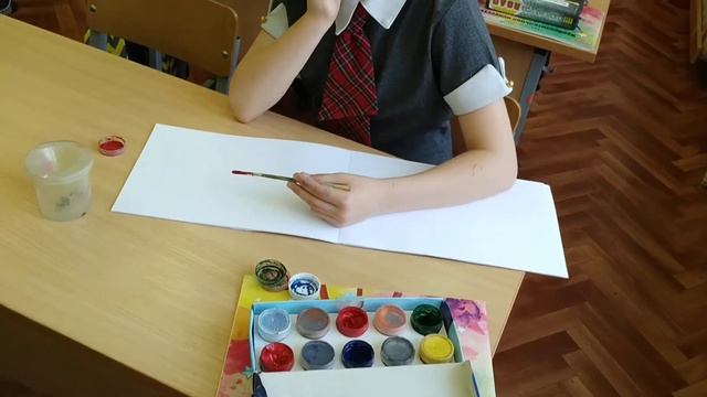Урок ИЗО в 4 "В" классе смотреть онлайн