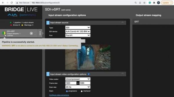 BRIDGE LIVE | Simultaneously Encode SDI to SRT and Decode SRT to SDI