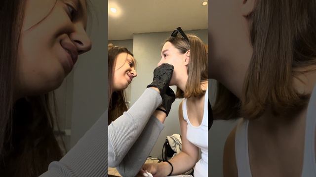 Пирсинг языка дома #пирсинг смотреть онлайн