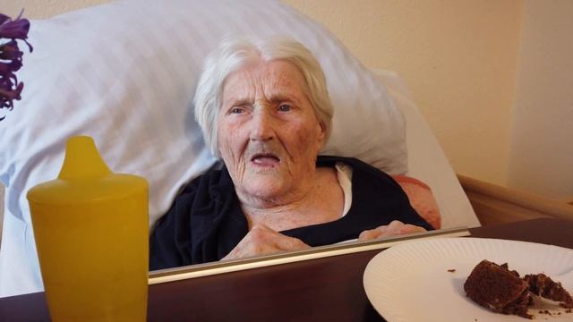 Посещение дома престарелых в Германии в 2021 году, бабушке исполнилось 95 лет смотреть онлайн