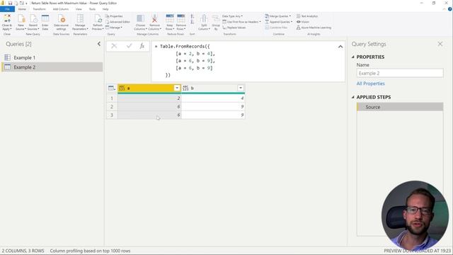 Return Rows with Maximum Value in Power Query смотреть онлайн