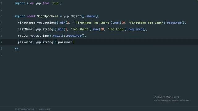 Resuable Formik // Validation Schema in 60 seconds смотреть онлайн