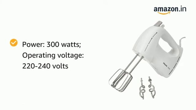 Philips Daily Collection HR1459 300-Watt Hand Mixer смотреть онлайн