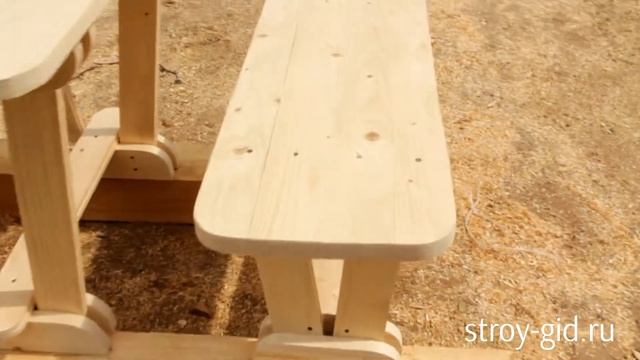 Лавки и стол для готовой перевозной бани смотреть онлайн