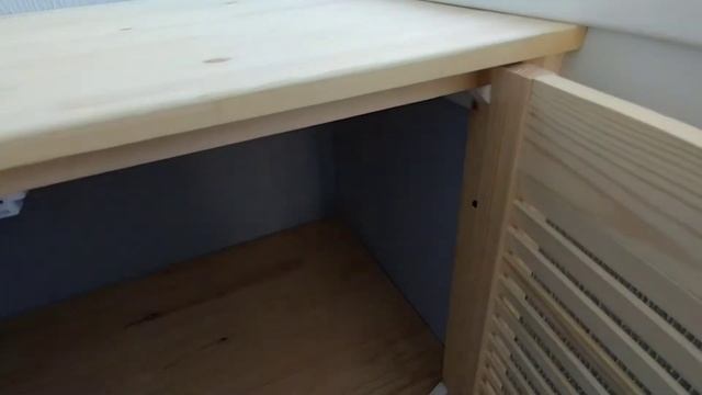 Тумбочка с жалюзийными дверцами на балкон!! смотреть онлайн